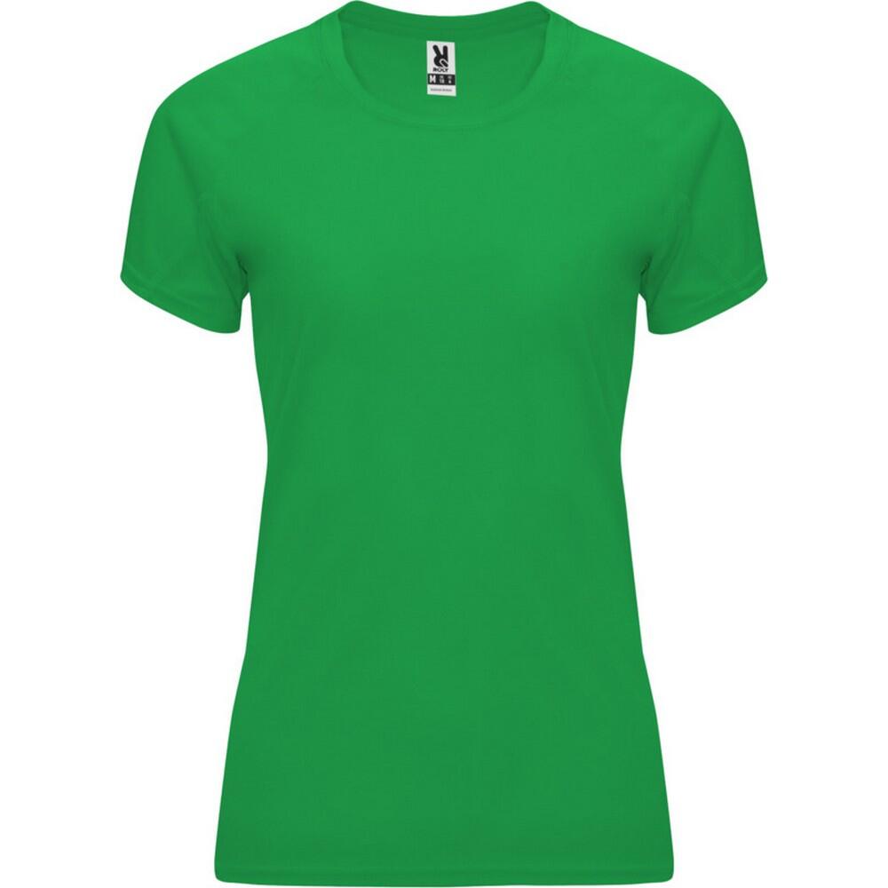 Womens/Ladies Bahrain ShortSleeved Sports TShirt (Fern Green)
