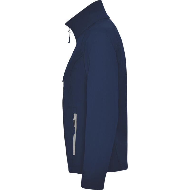 Chaqueta Softshell Antartida para Mujer Azul Marino 3/4