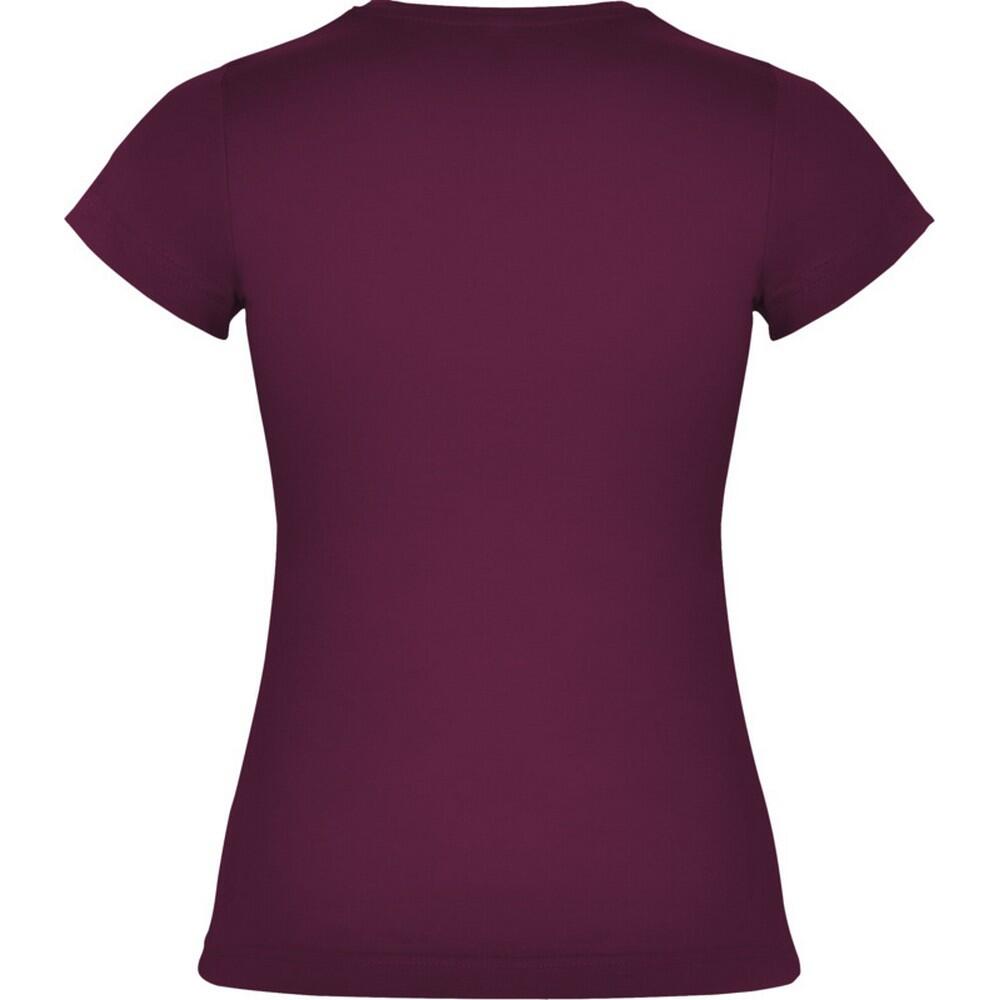 Maglietta Maniche Corte Donna Roly Jamaica Borgogna 2/4