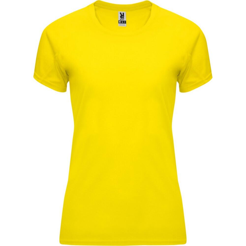 ROLY Womens/Ladies Bahrain ShortSleeved Sports TShirt (Yellow)