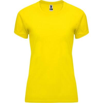 Dames bahrein sport tshirt met korte mouwen (donker zand)