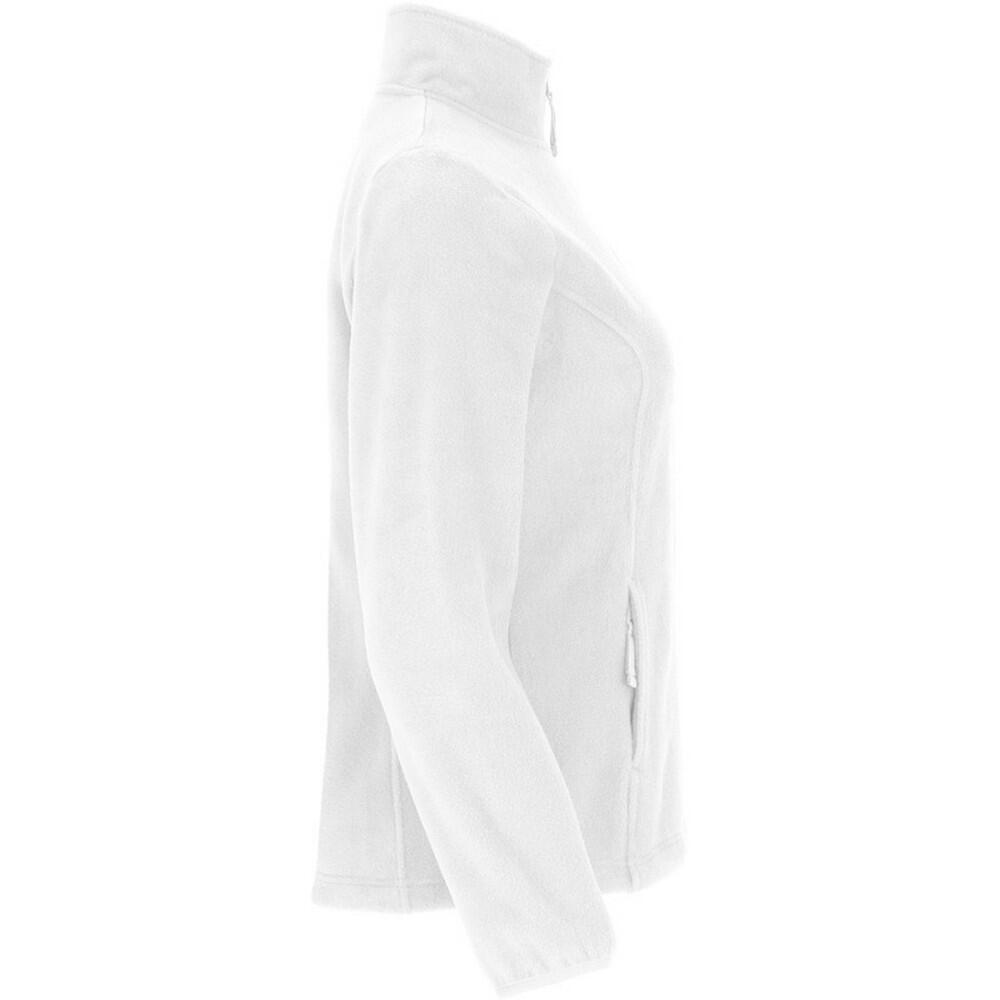 Dames Artic Full Zip Fleecejack (Wit) 4/4