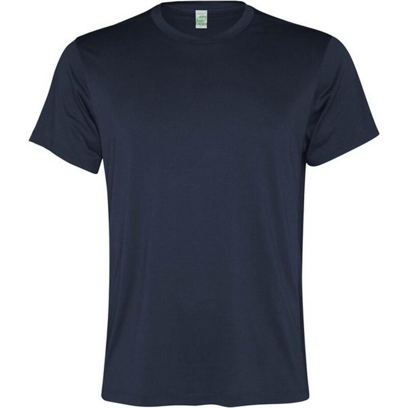 Heren Slam Sport Tshirt met korte mouwen (Marineblauw)