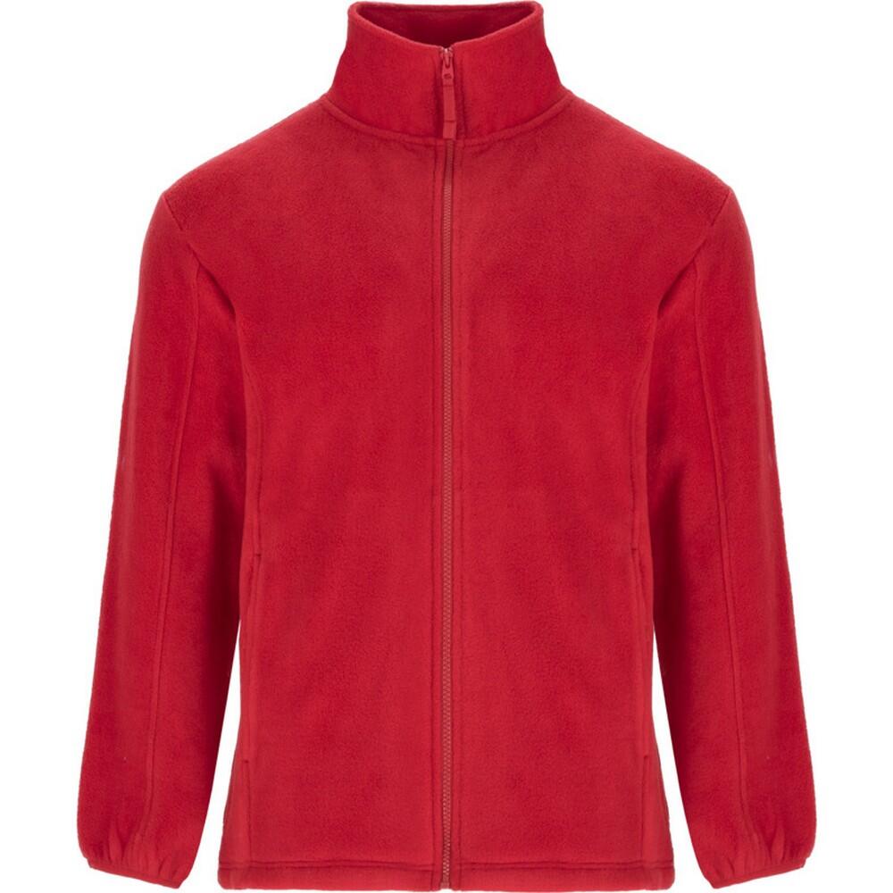 Casaco Artic Full Zip Fleece para homem Vermelho