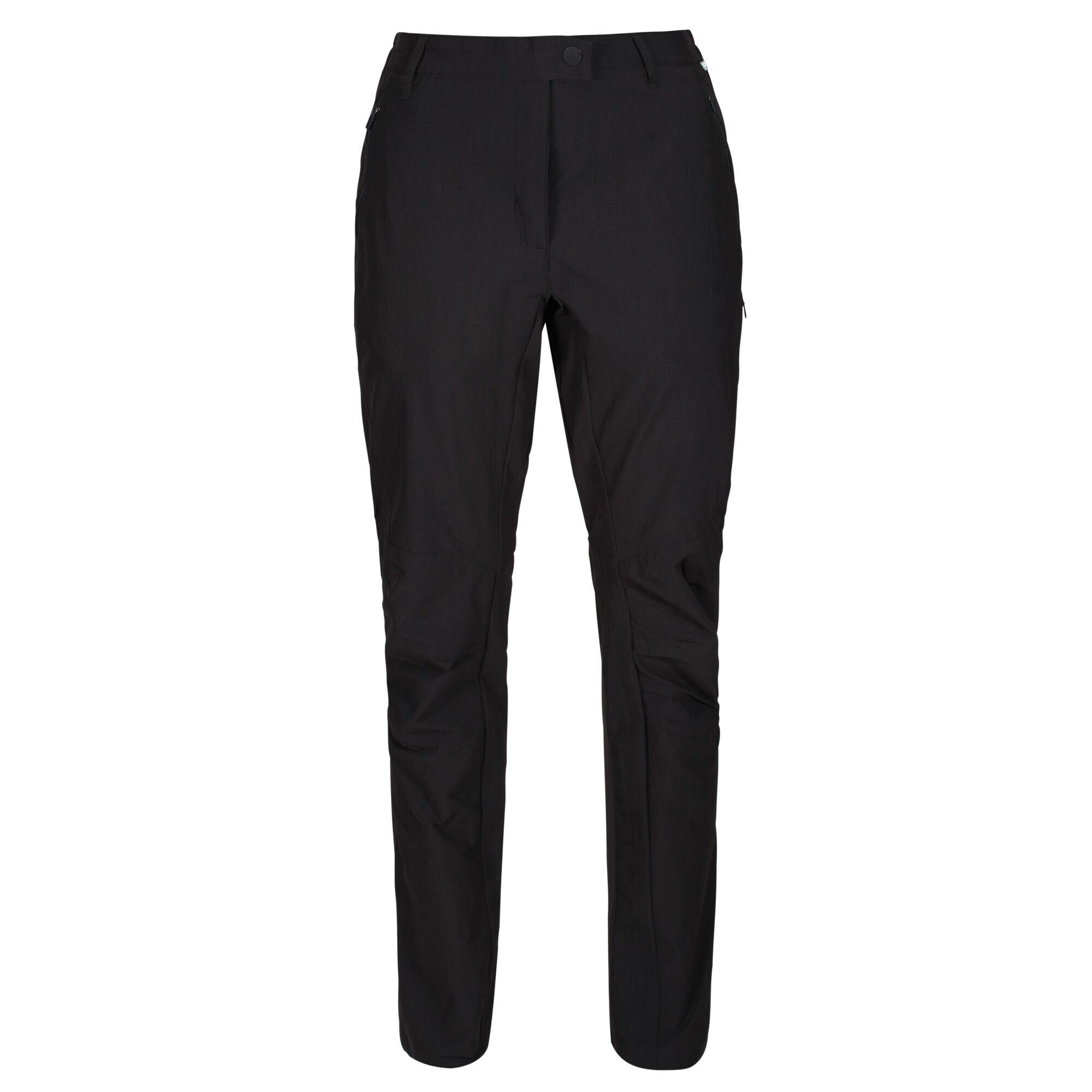 REGATTA Dames Highton Stretch Wandelbroek (Zwart)