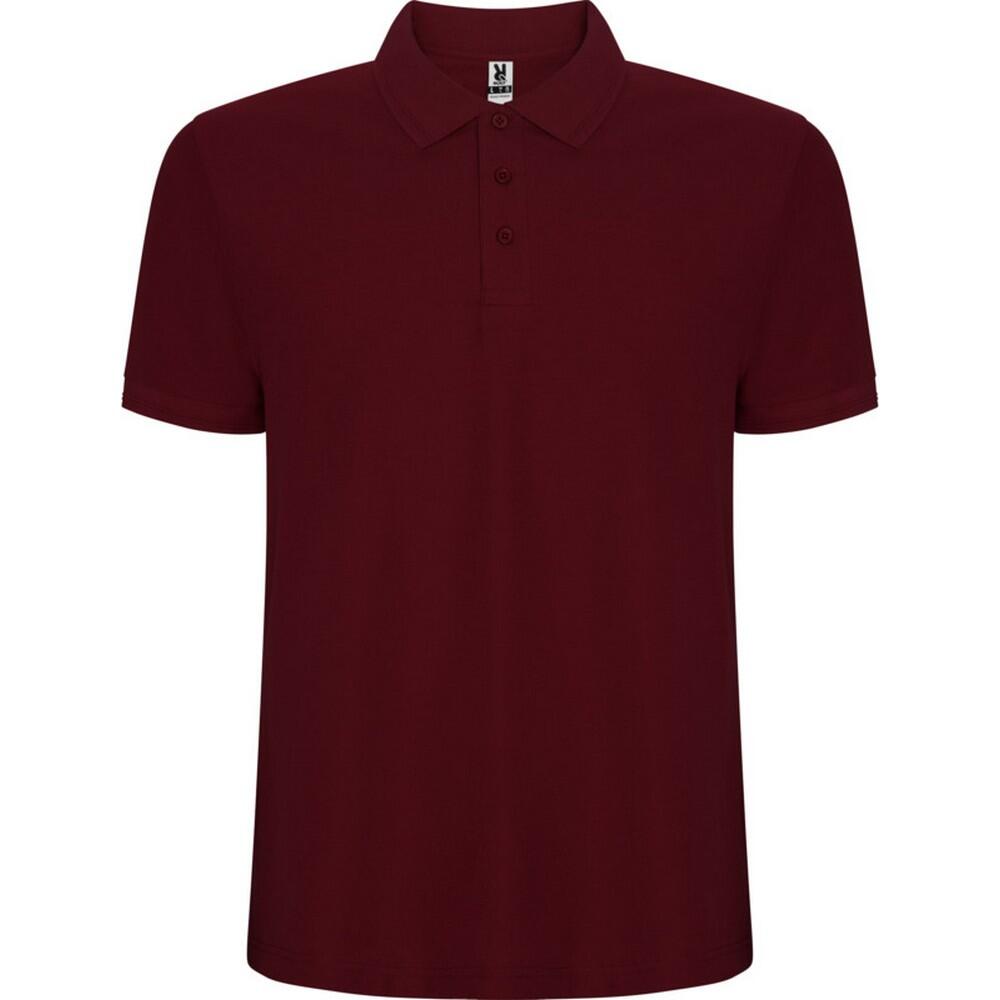 Heren Pegaso Premium Poloshirt met korte mouwen (Granaat)