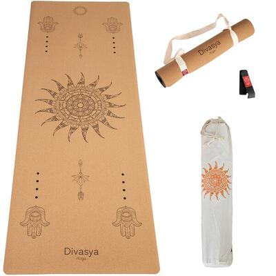 Tappetino yoga in sughero | realizzato in sughero e gomma naturale | in 3 design