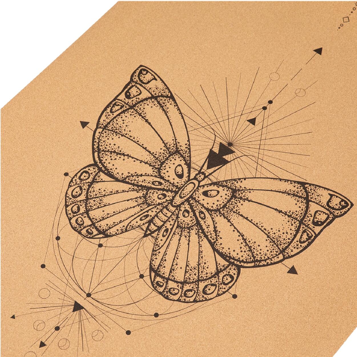 Esterilla de yoga de corcho y caucho natural | 3 diseños de yoga 3/7