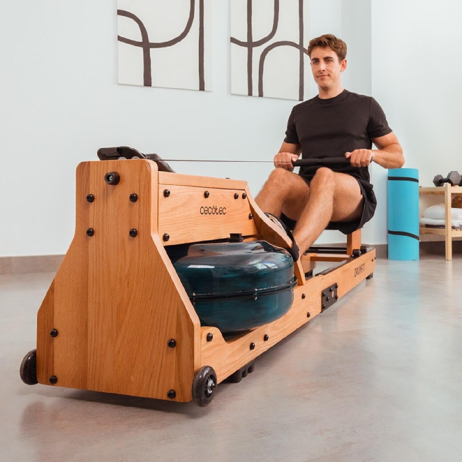 Remos de água Drumfit Rower 20000 Neptuno Wood Cecotec 3/5