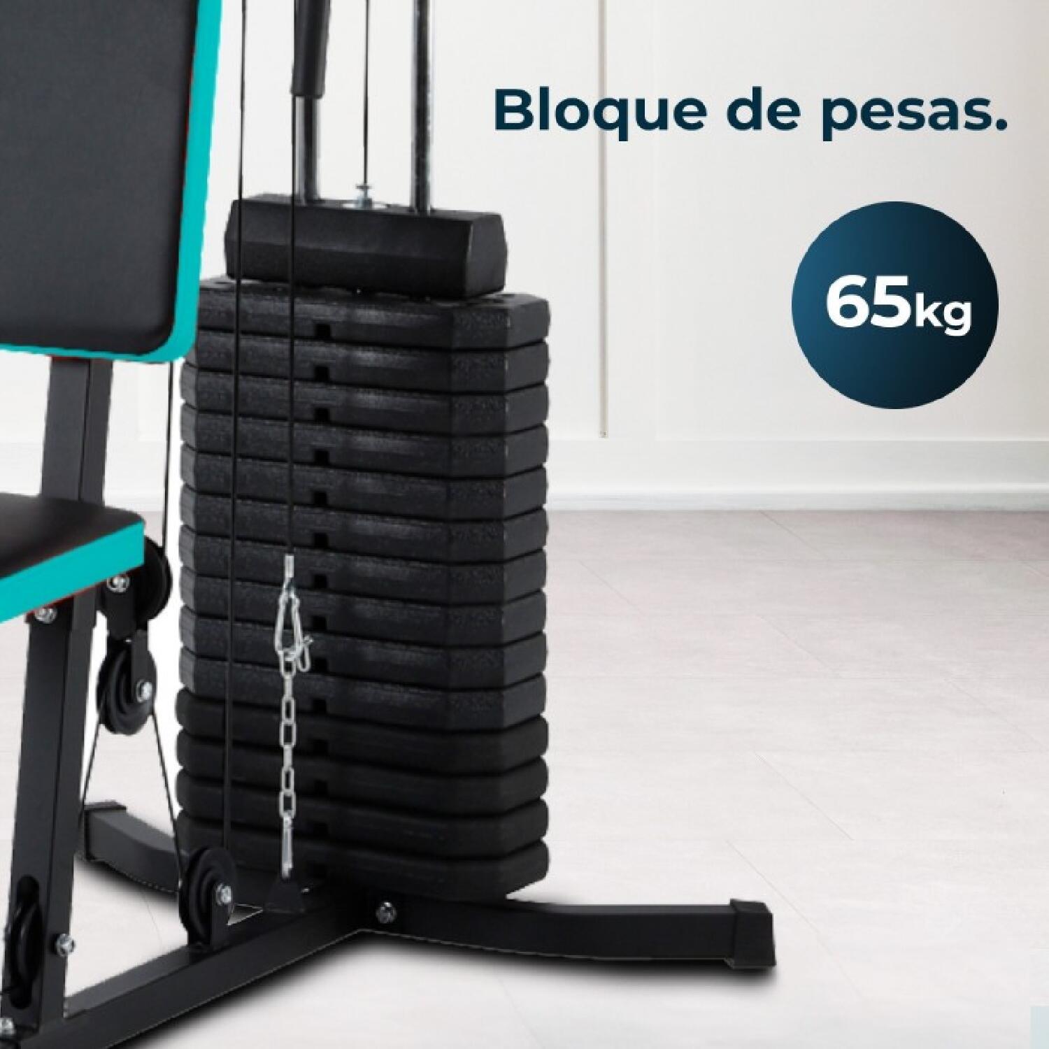 Cecotec Estacion multigimnasio Drumfit HomeGym 1000 Single Cecotec 7/7