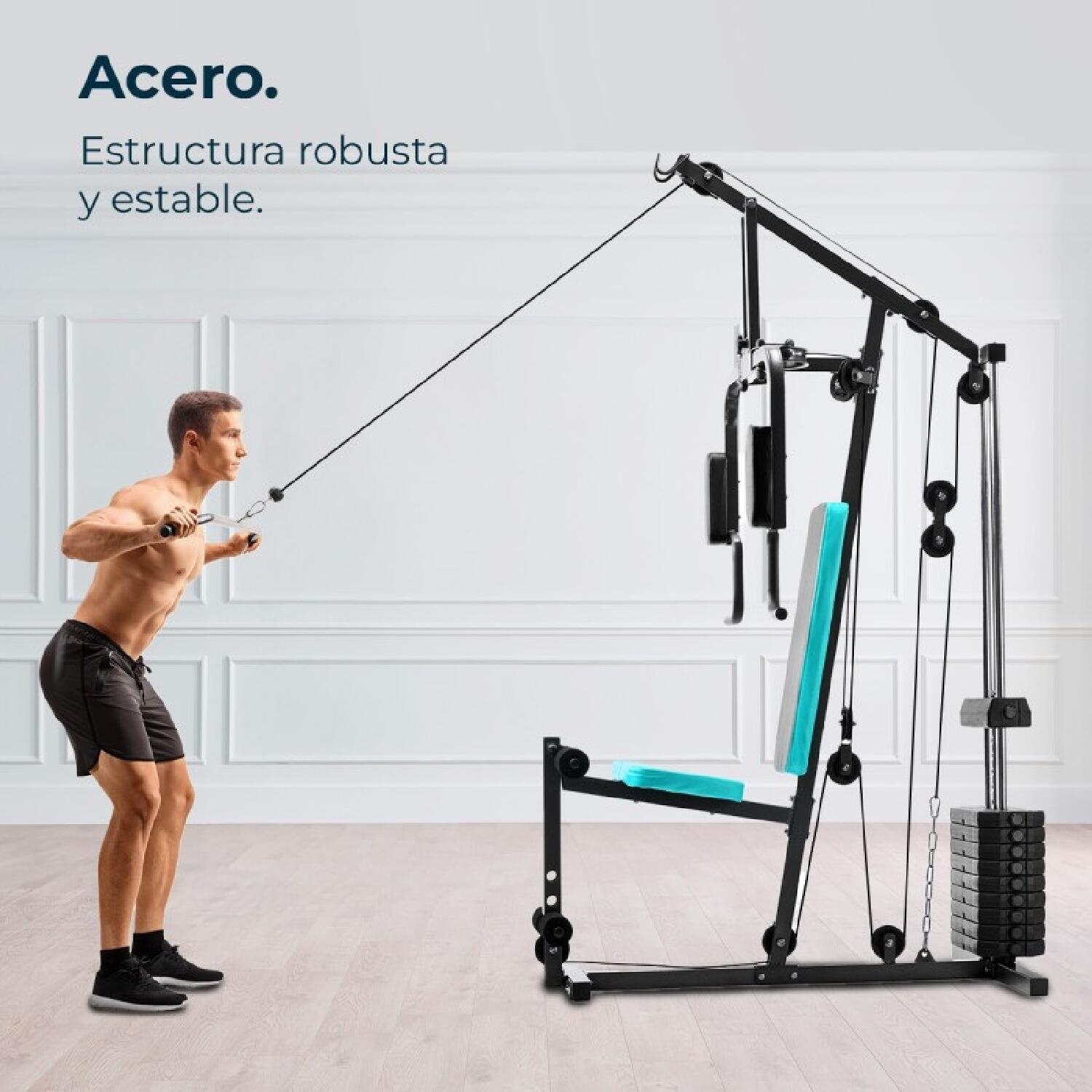 Cecotec Estacion multigimnasio Drumfit HomeGym 1000 Single Cecotec 5/7