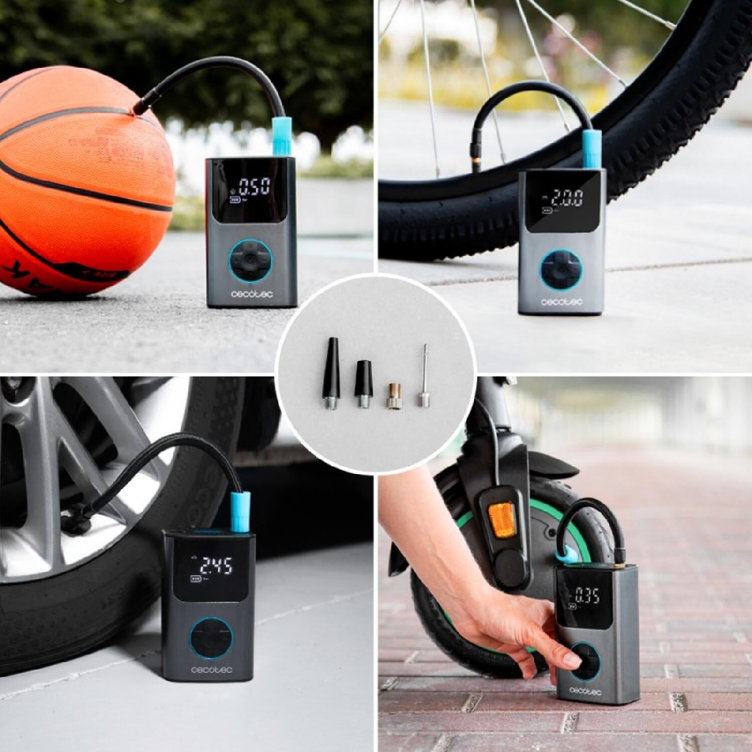 Cecotec Compresor de Aire Eléctrico Portátil Air Max, Inflador e Hinchador 150 P 5/7
