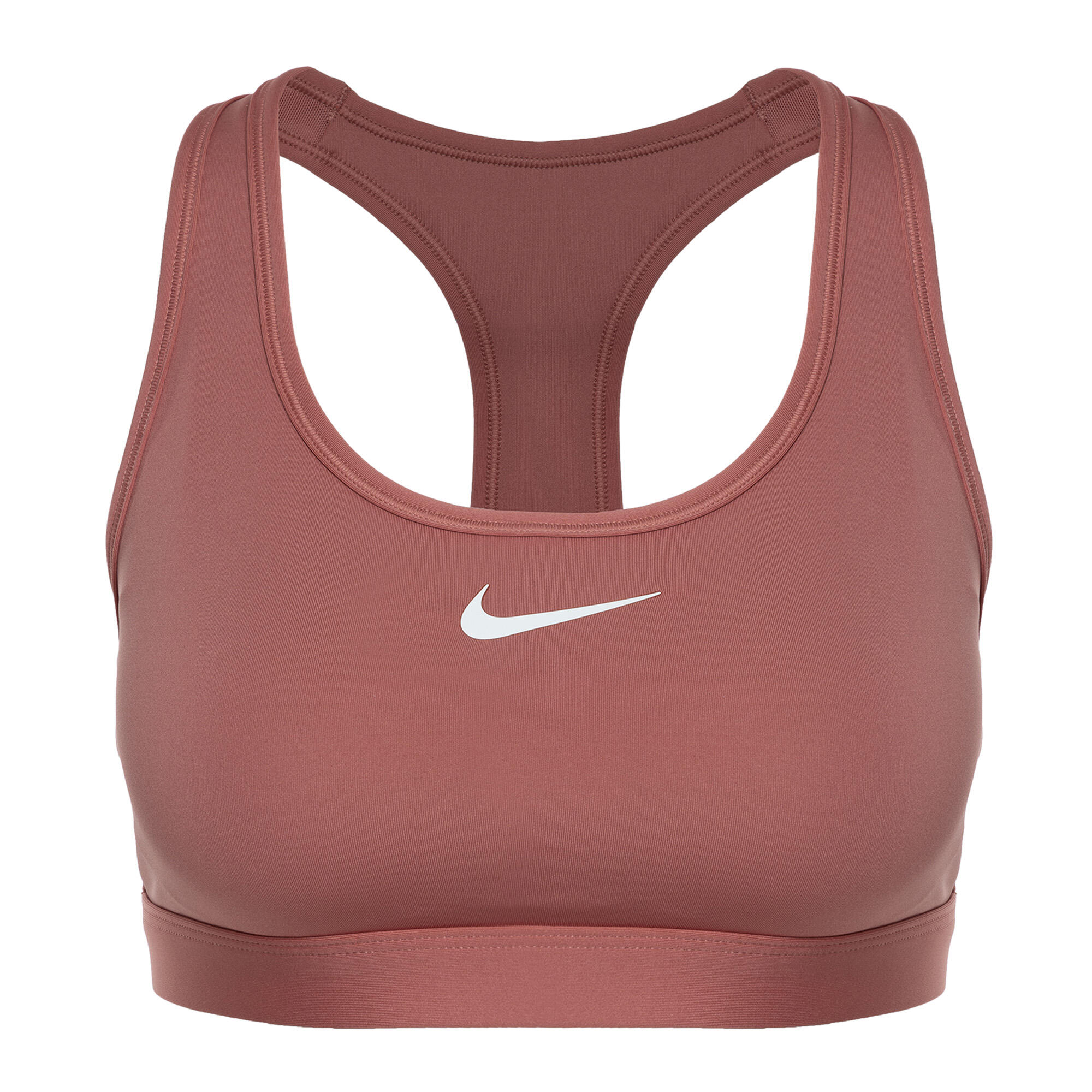 NIKE Nike Swoosh Trainings-BH mit mittlerem Halt