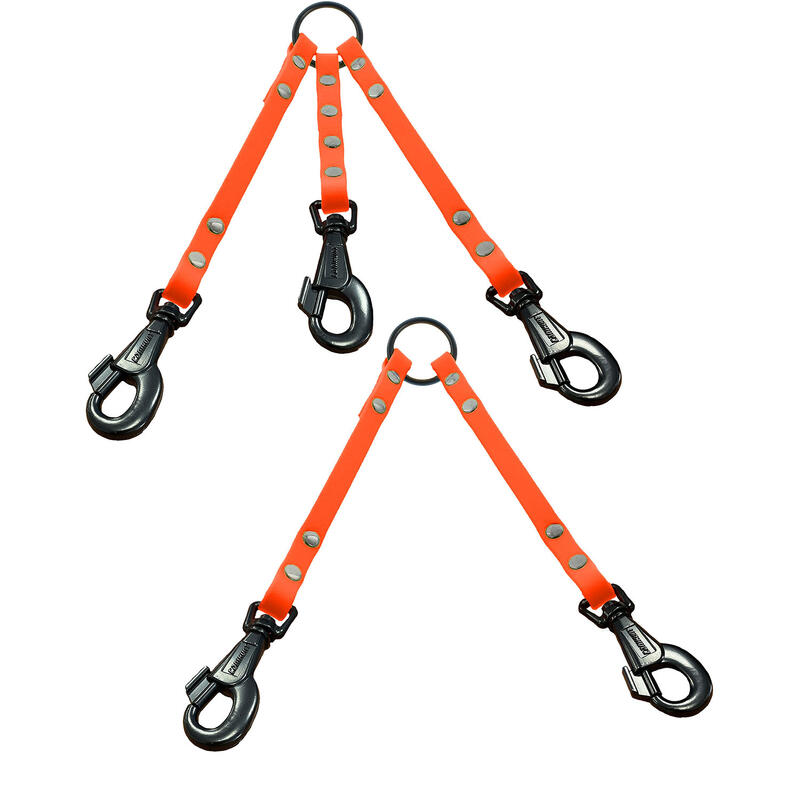 Accouples double X-TREME orange 30cm