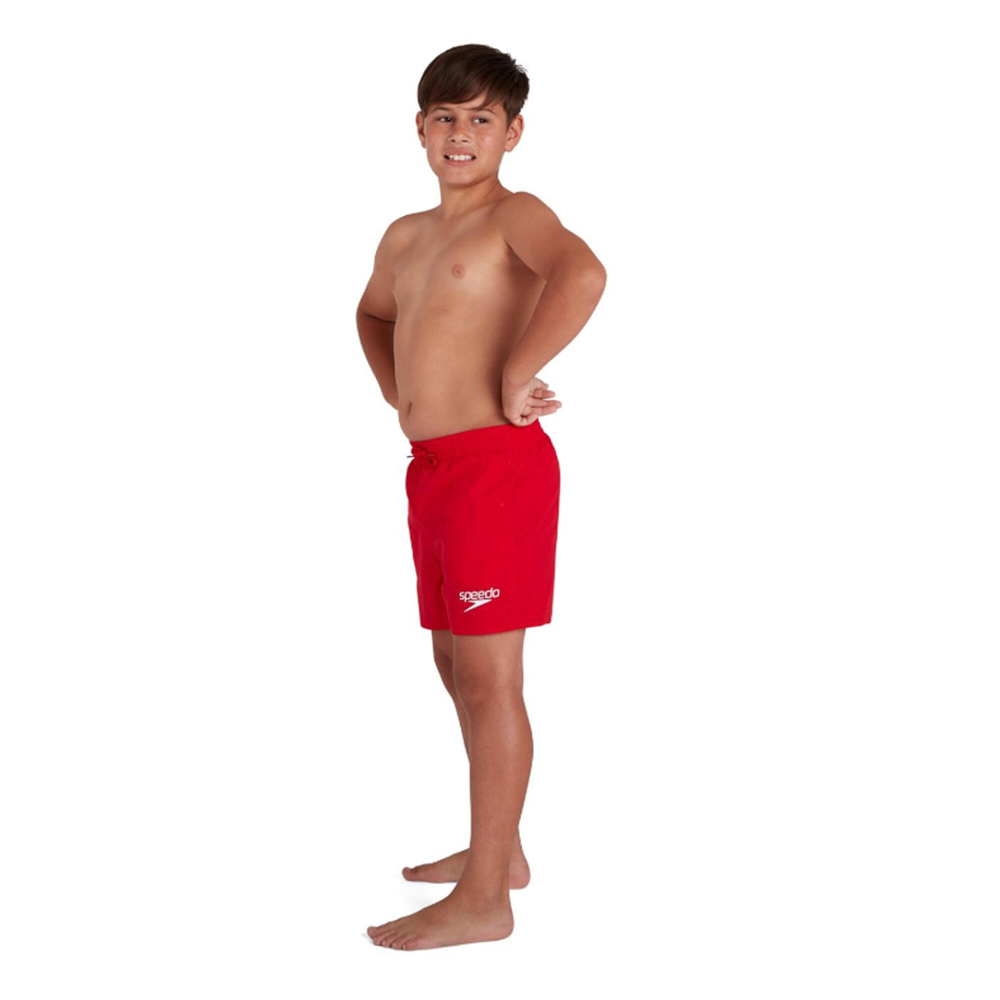 Short De Bain ESSENTIAL Garçon (Rouge) 3/3