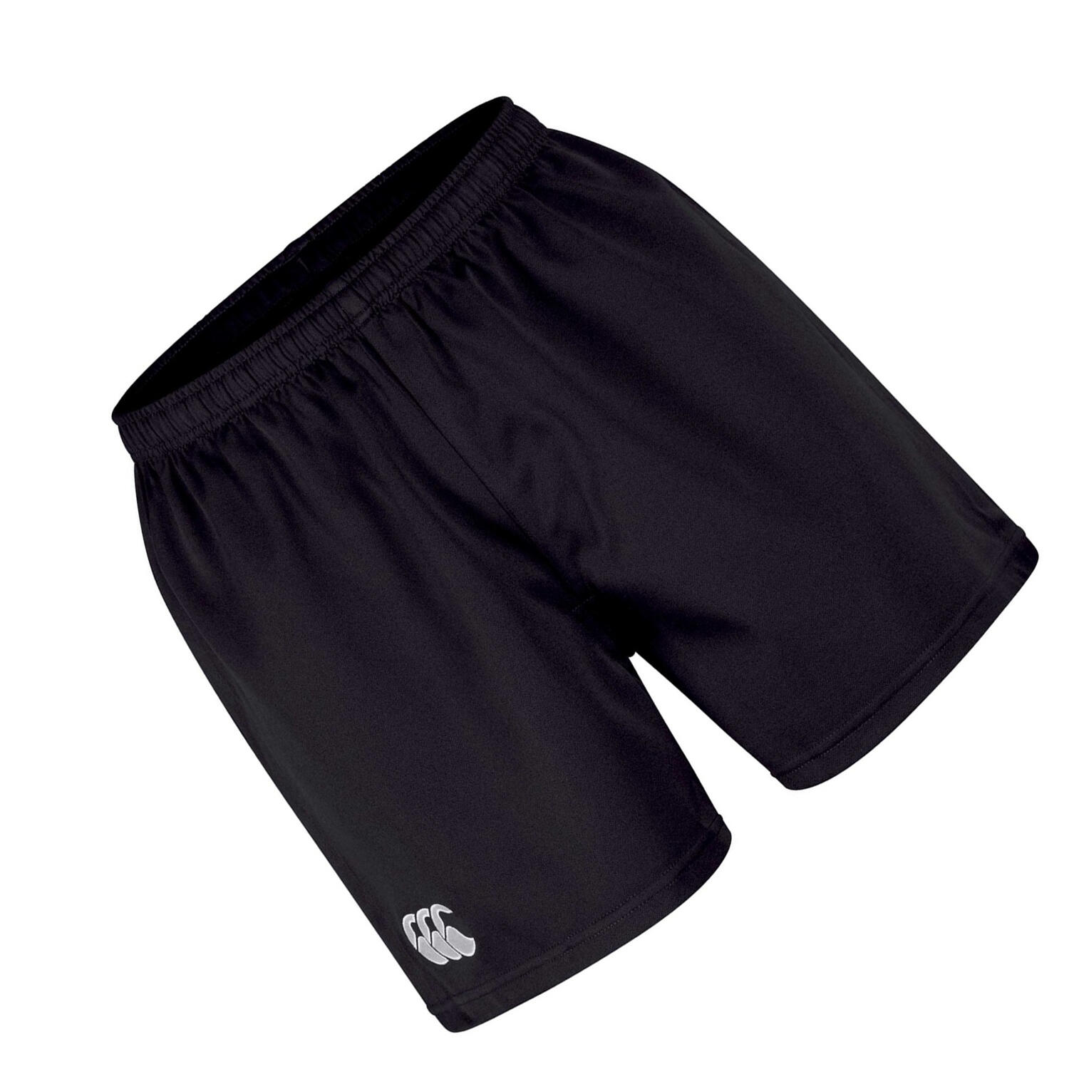 Mens Professional Polyester Rugby Shorts (Black) 2/2