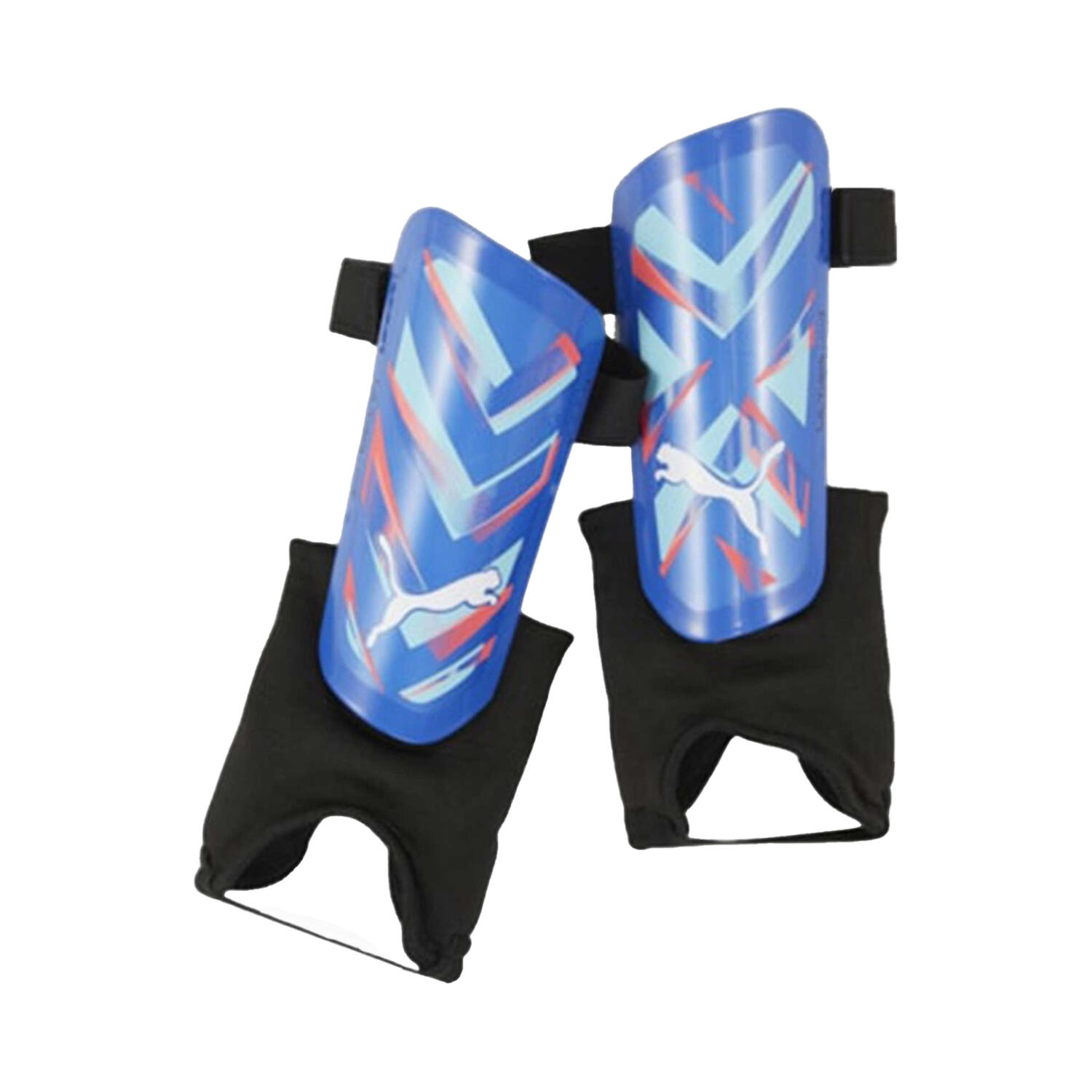 Ultra Light Shin & Ankle Guards (Pack of 2) (Blue/Peppermint) 1/2
