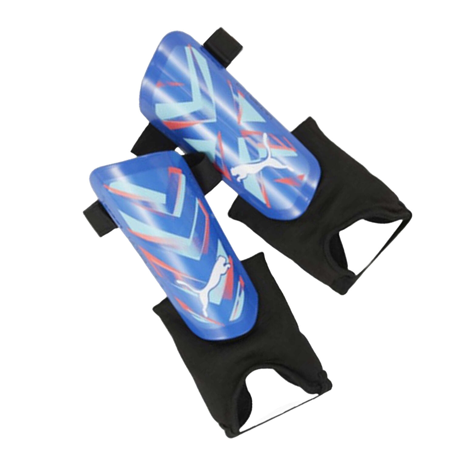 Ultra Light Shin & Ankle Guards (Pack of 2) (Blue/Peppermint) 2/2
