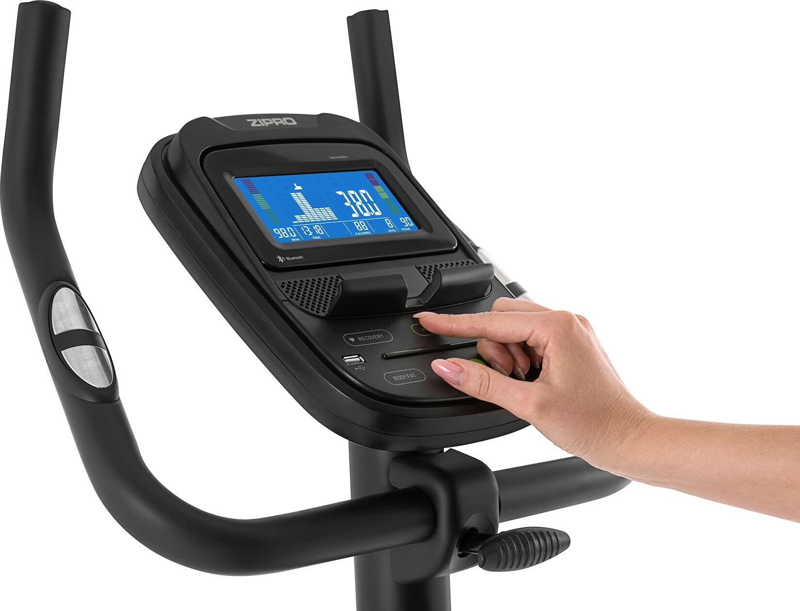 Vélo d'appartement électromagnétique Zipro Flame connecté iConsole+ 7/8