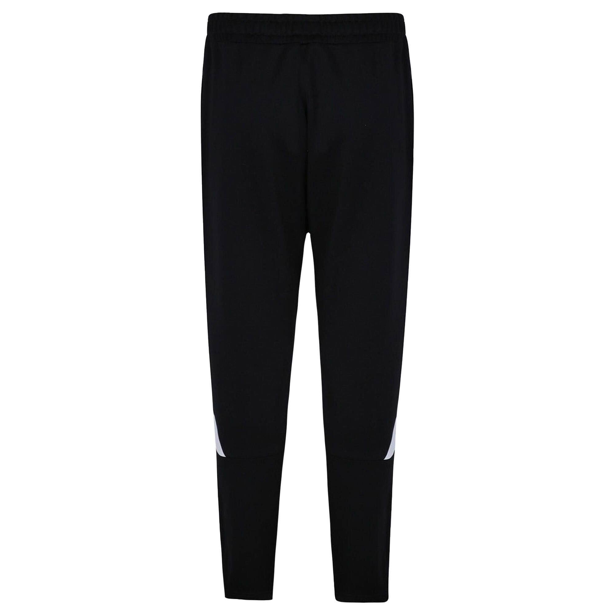 "Total" Jogginghosen für Training Kinder Schwarz/Weiß 2/3