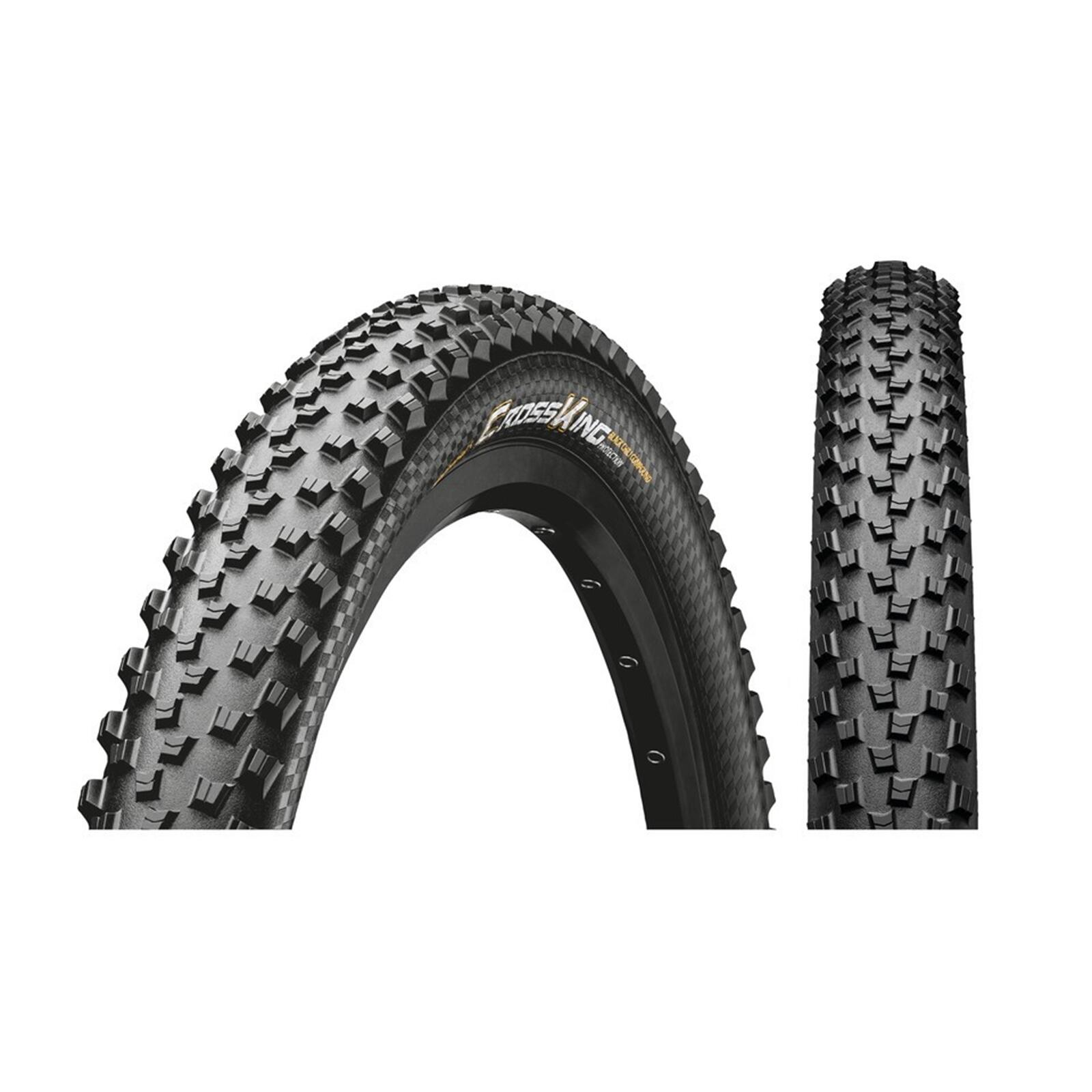 CONTINENTAL Cross King ShieldWall Tyre-Foldable PureGrip Compound Black/Black 27.5 X 2.00