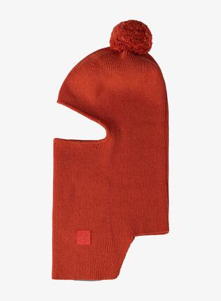 Kominiarka Buff Knitted Balaclava Nilan - orange red