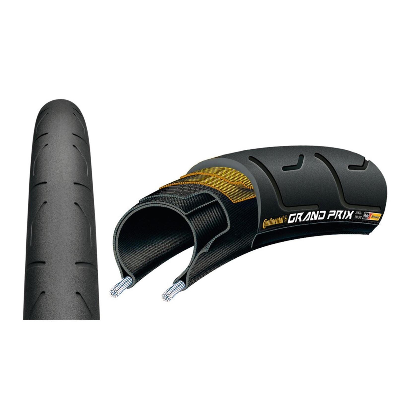 Pneu Grand Prix Campa continental dobrável 700x28 preto