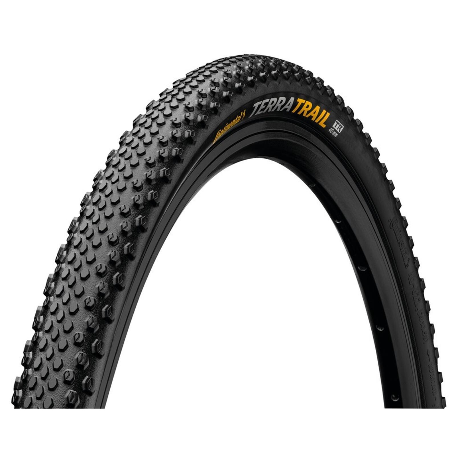 Continental - Pneu Gravel Continental Terra Trail 650b Tubeless Ready Souple Shieldwall System - Pneu - Noir - 47-584 - Decathlon