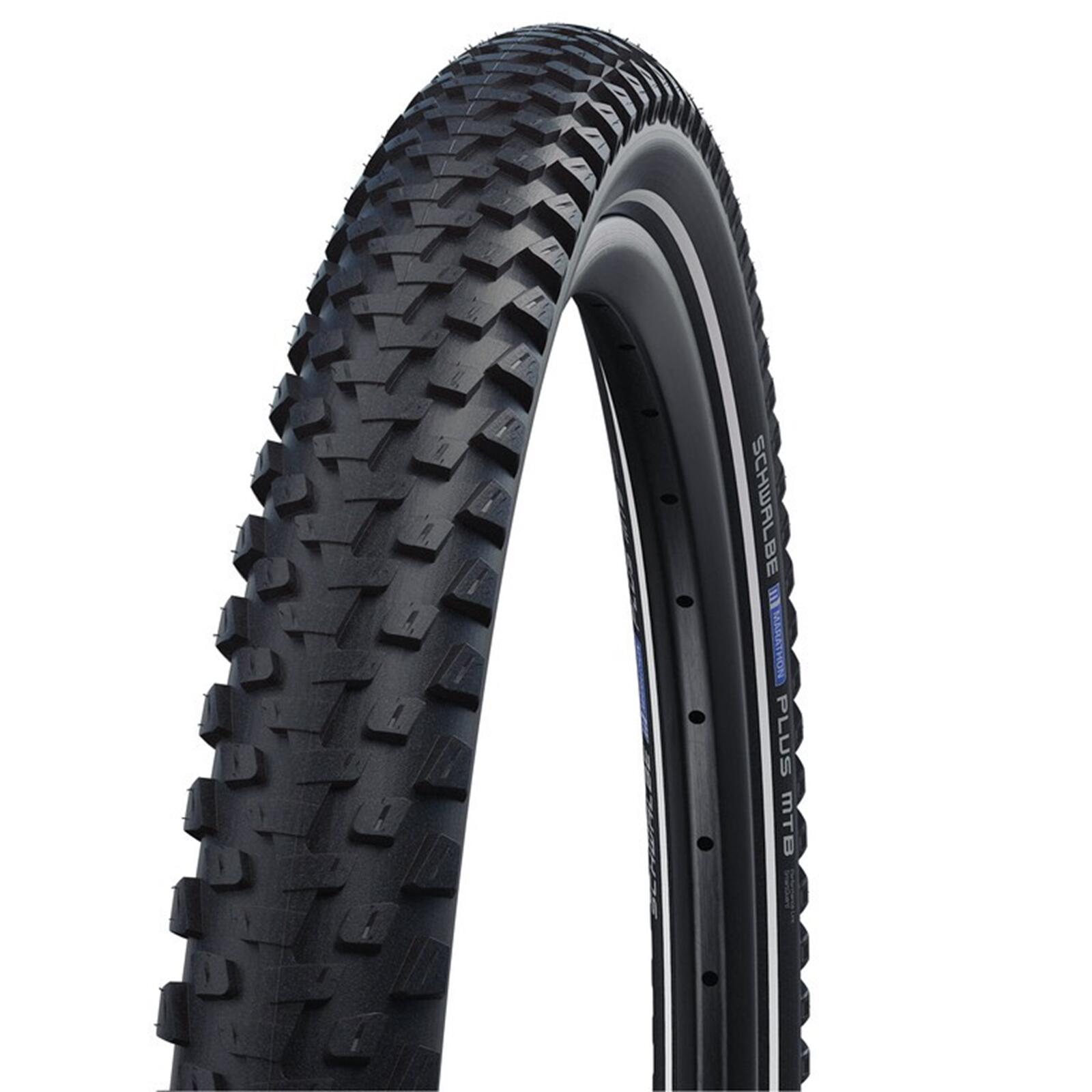 Pneu rígido com reflector Schwalbe Marathon Plus MTB S-Guard HS485 Twinskin Perf