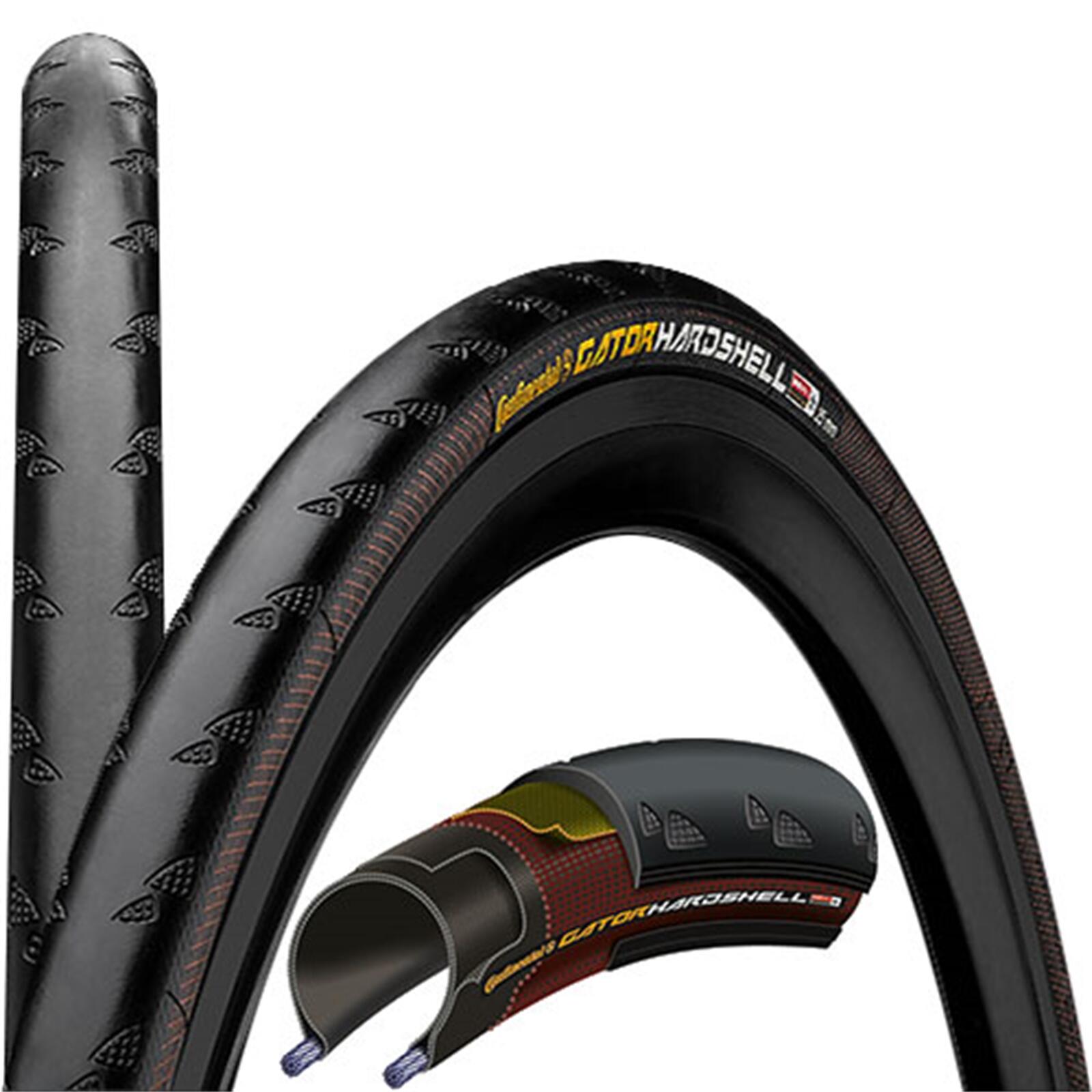 CONTINENTAL Gator Hardshell Tyre-Wire Bead Road Black/Black 27 X 1-1/4