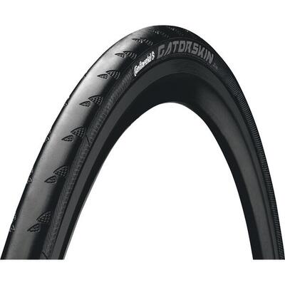 Black gatorskin continental road cover 700x25c vouwen