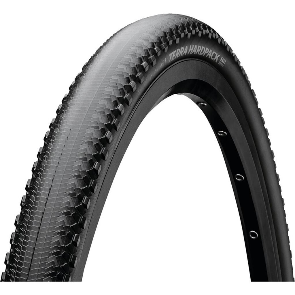 Soft mountain bike tire Continental Terra Hardpack Shieldwall Puregrip Compound