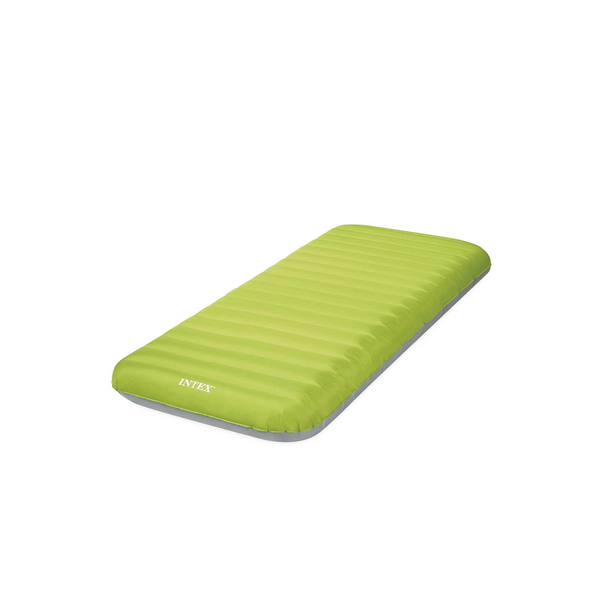 Colchão inflável individual TruAire Camping Mat c/inflador incluído INTEX