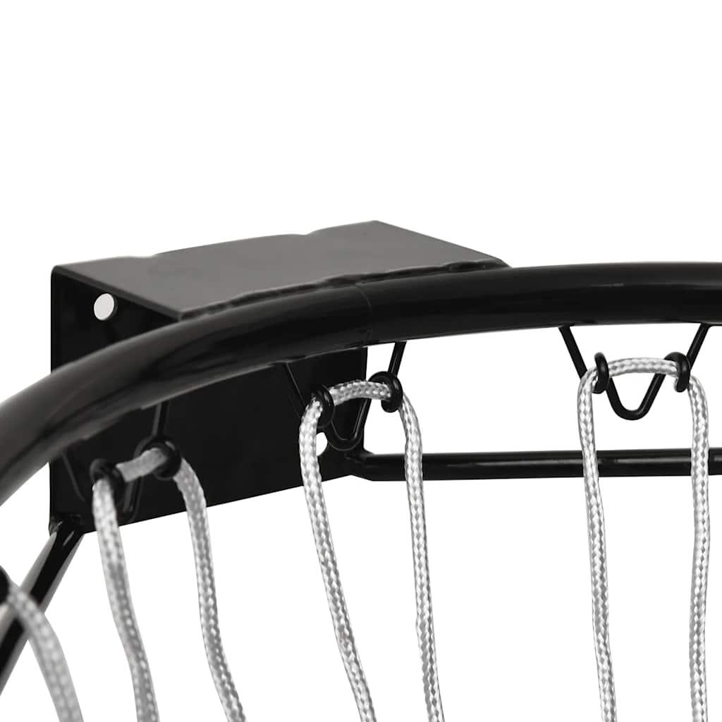 Aro de baloncesto acero negro 39 cm 5/7
