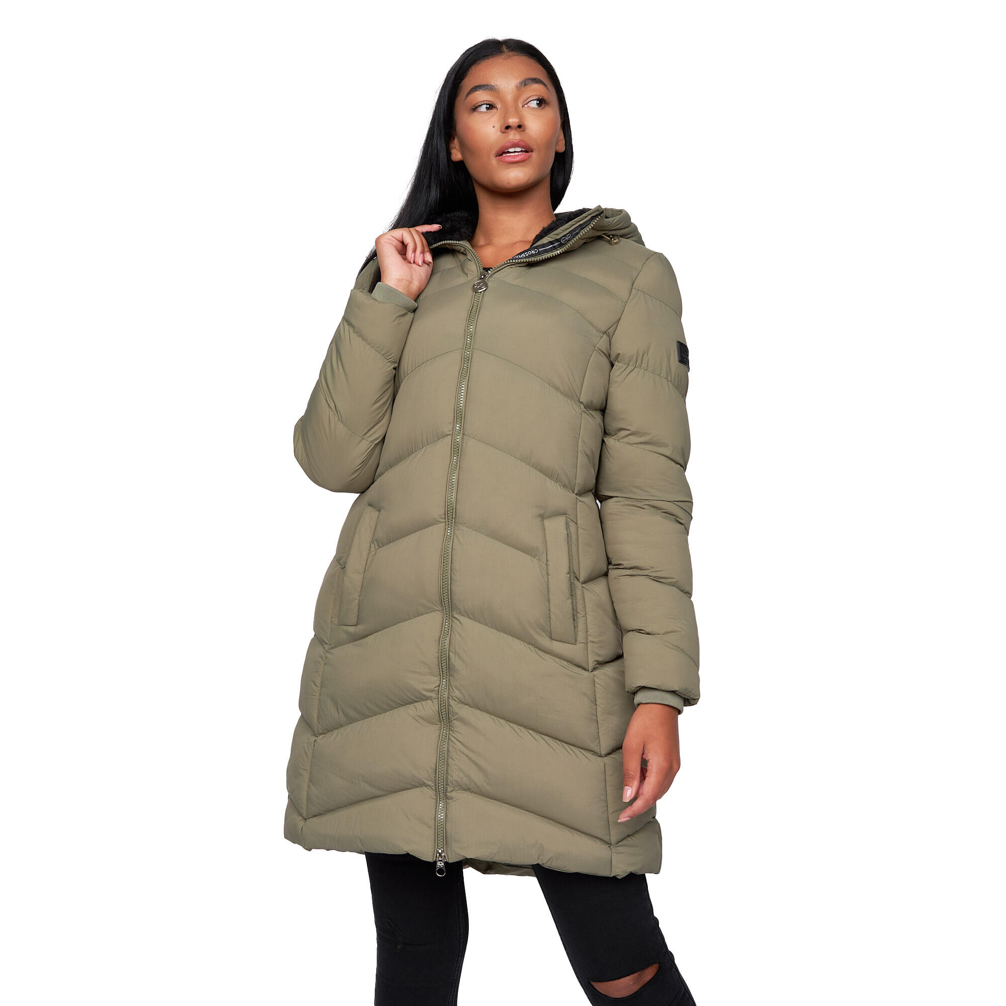 Womens/Ladies Mirander Jacket (Olive) 1/4