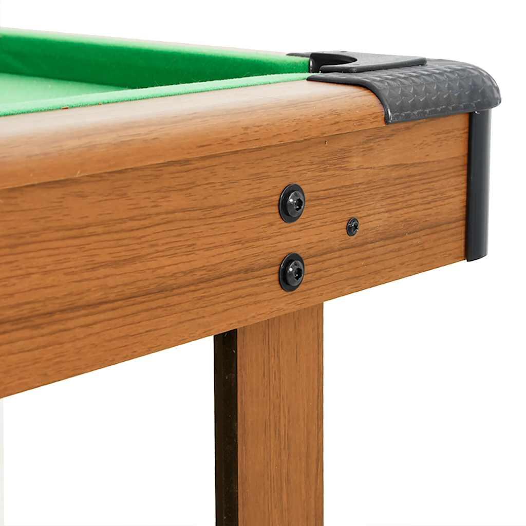 Mesa de billar de 4 pies marrón 122x61x76 cm 5/6