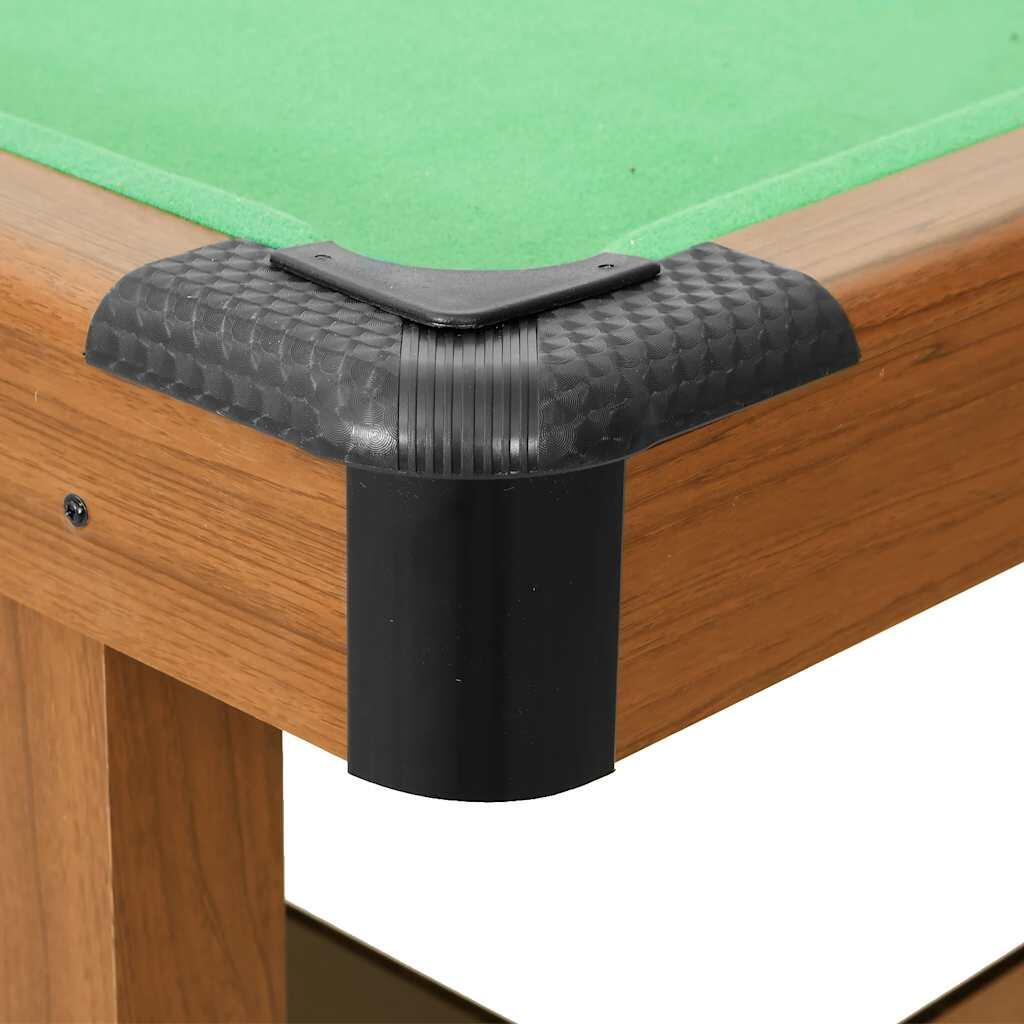 Mesa de billar de 4 pies marrón 122x61x76 cm 6/6