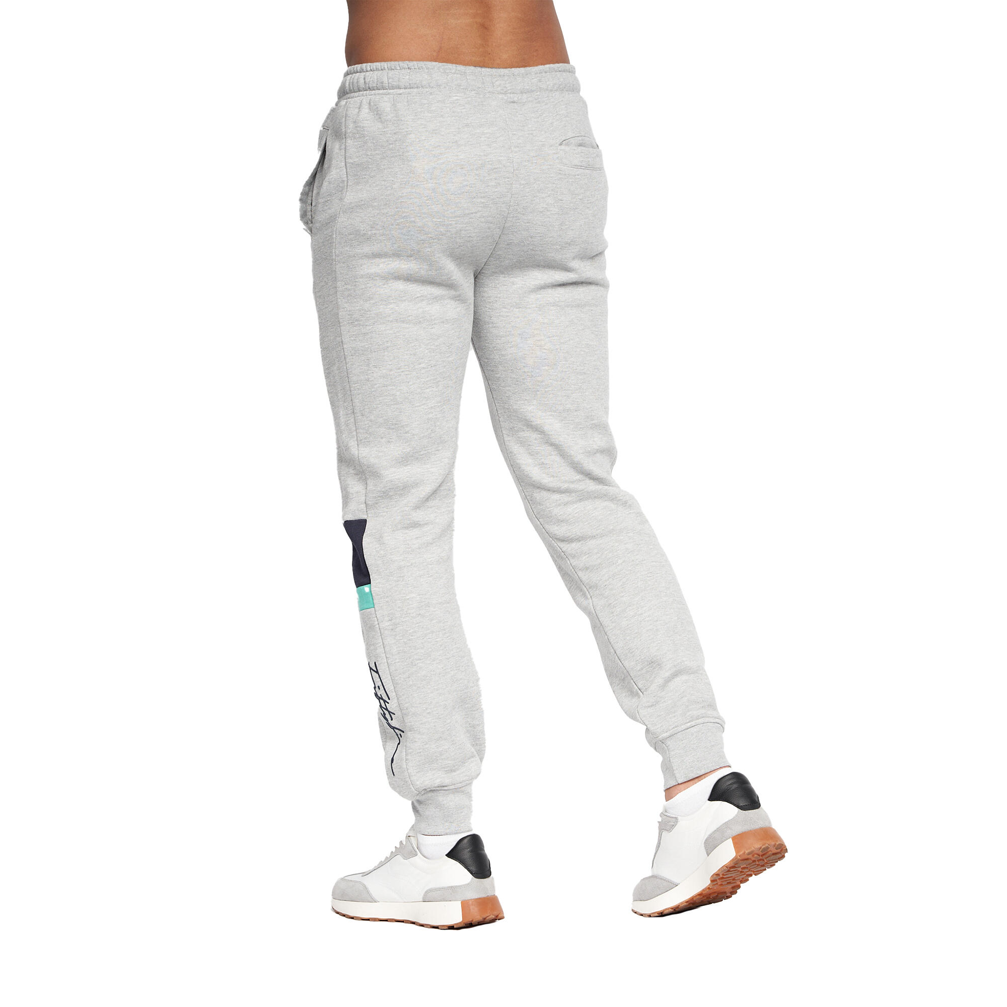 Mens Chimber Jogging Bottoms (Grey Marl) CROSSHATCH Decathlon