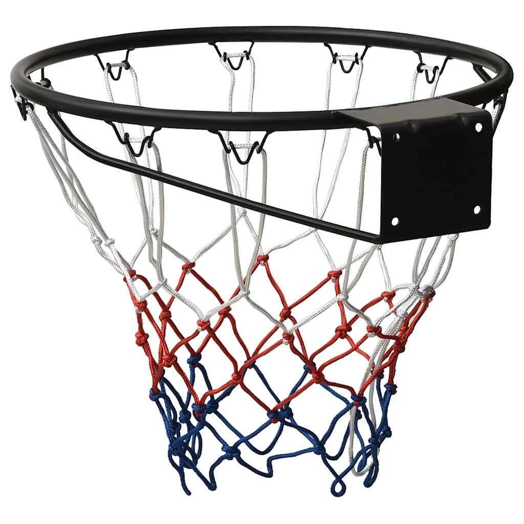 VidaXL cercle de basket 45 cm acier noir 4/7