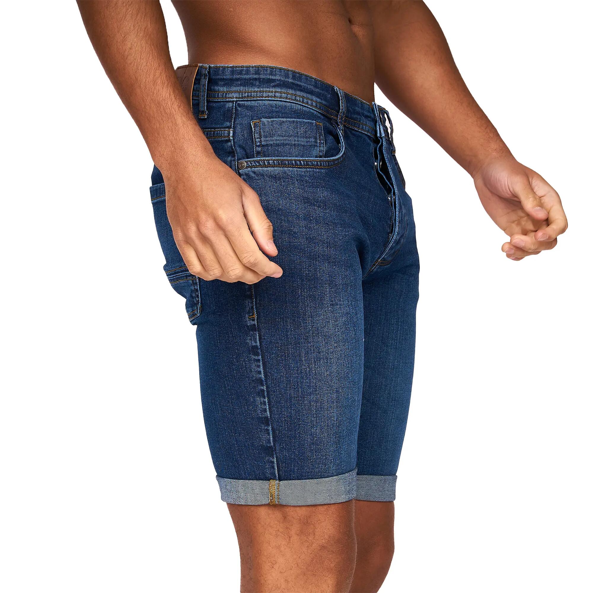 Mens Tadcaster Denim Shorts (Mid Wash) 4/5