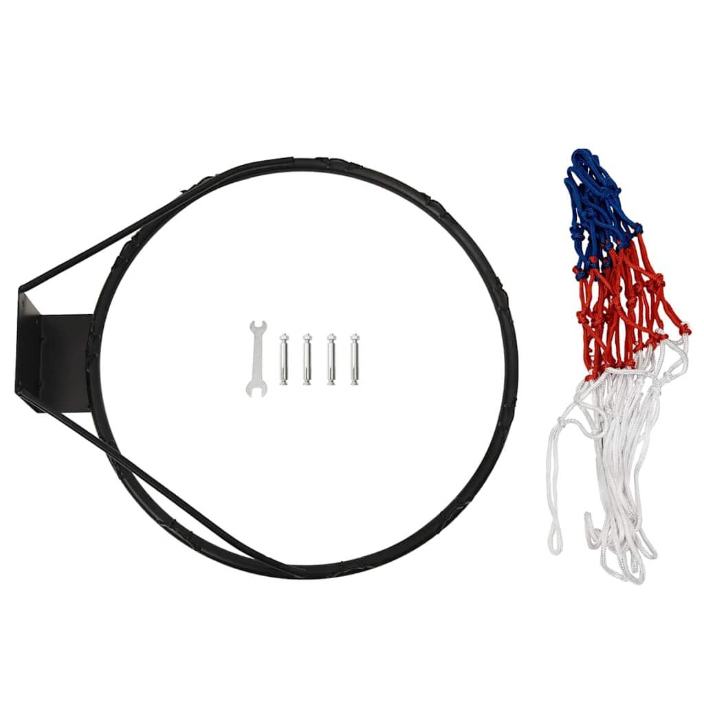 VidaXL cercle de basket 45 cm acier noir 6/7