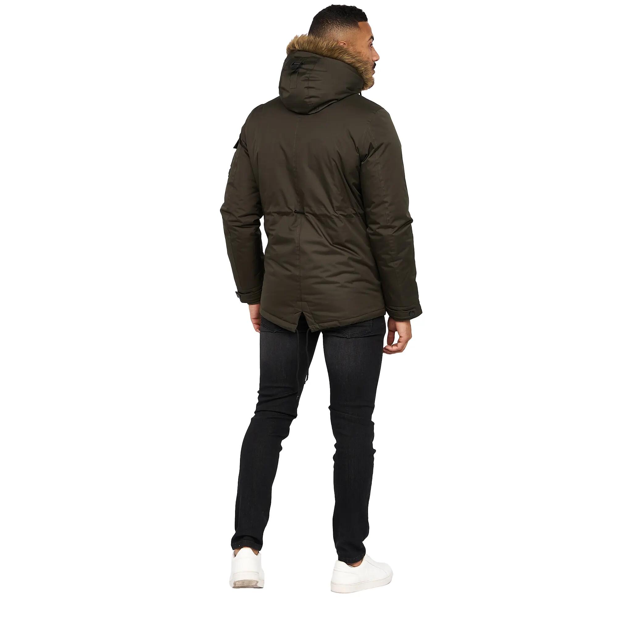 "Parkmoore" Parka für Herren Dunkel-Olive 2/4
