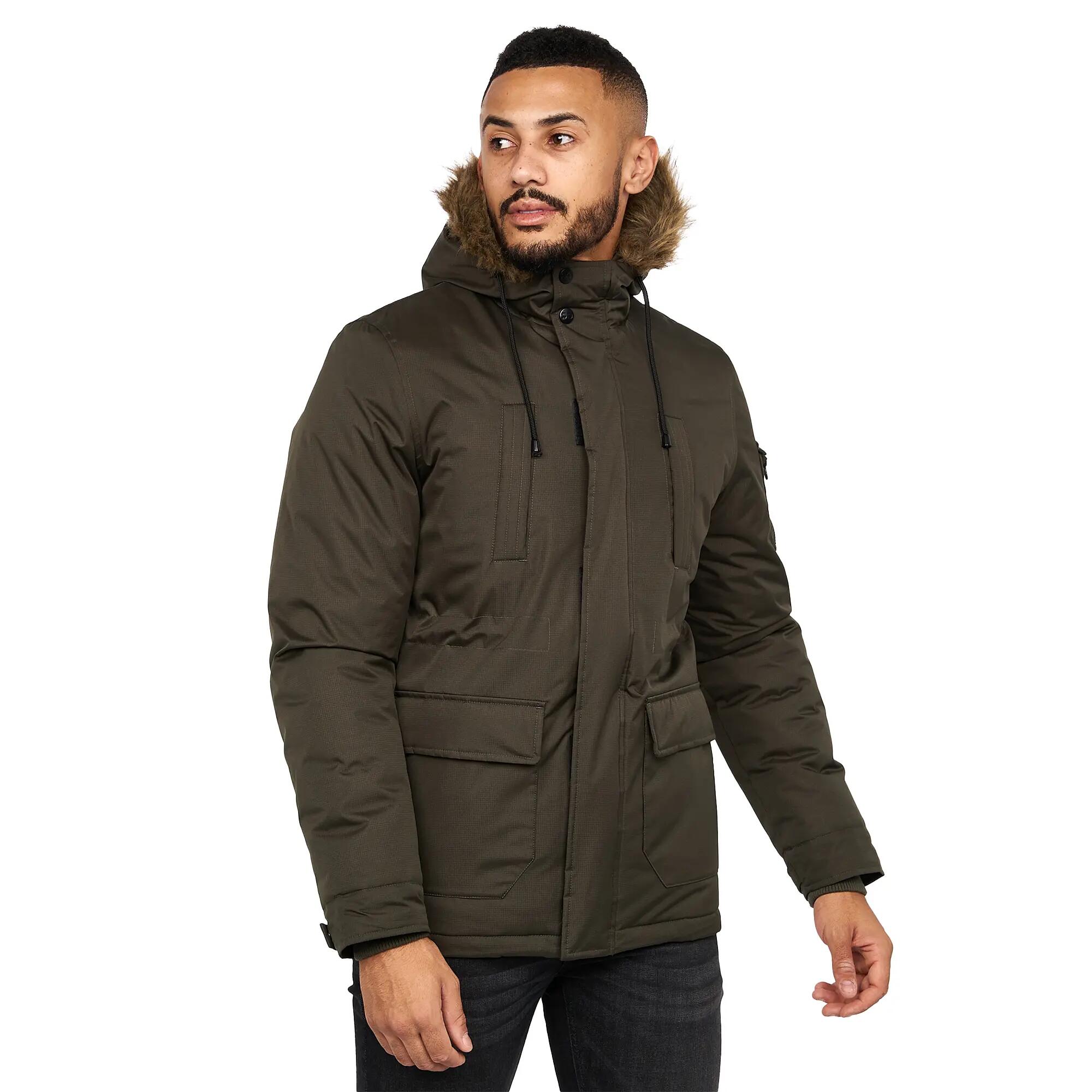 "Parkmoore" Parka für Herren Dunkel-Olive 4/4
