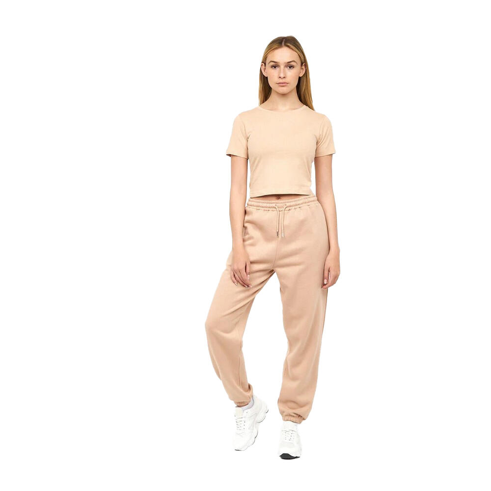Womens/Ladies Tilly Crop TShirt (New Stone) 3/3
