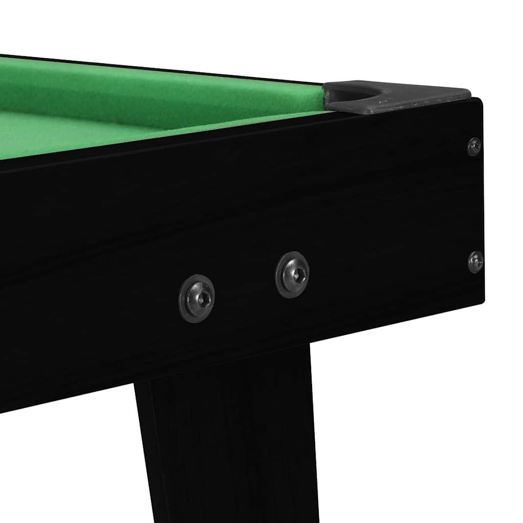 Mini mesa de billar negro y verde 92x52x19 cm 6/6