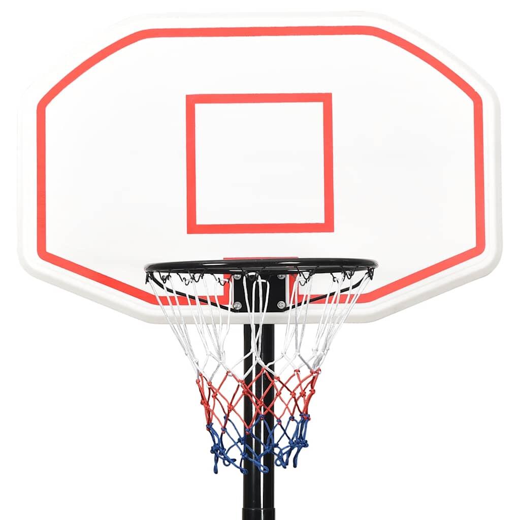 Canasta de baloncesto polietileno blanco 258-363 cm 5/6