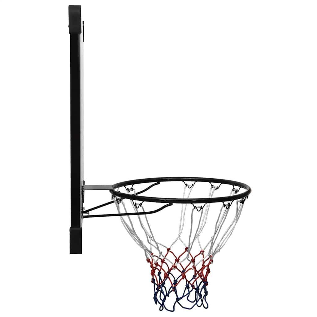 VidaXL Basketbalbord wand 106x69 cm polycarbonaat 3/6