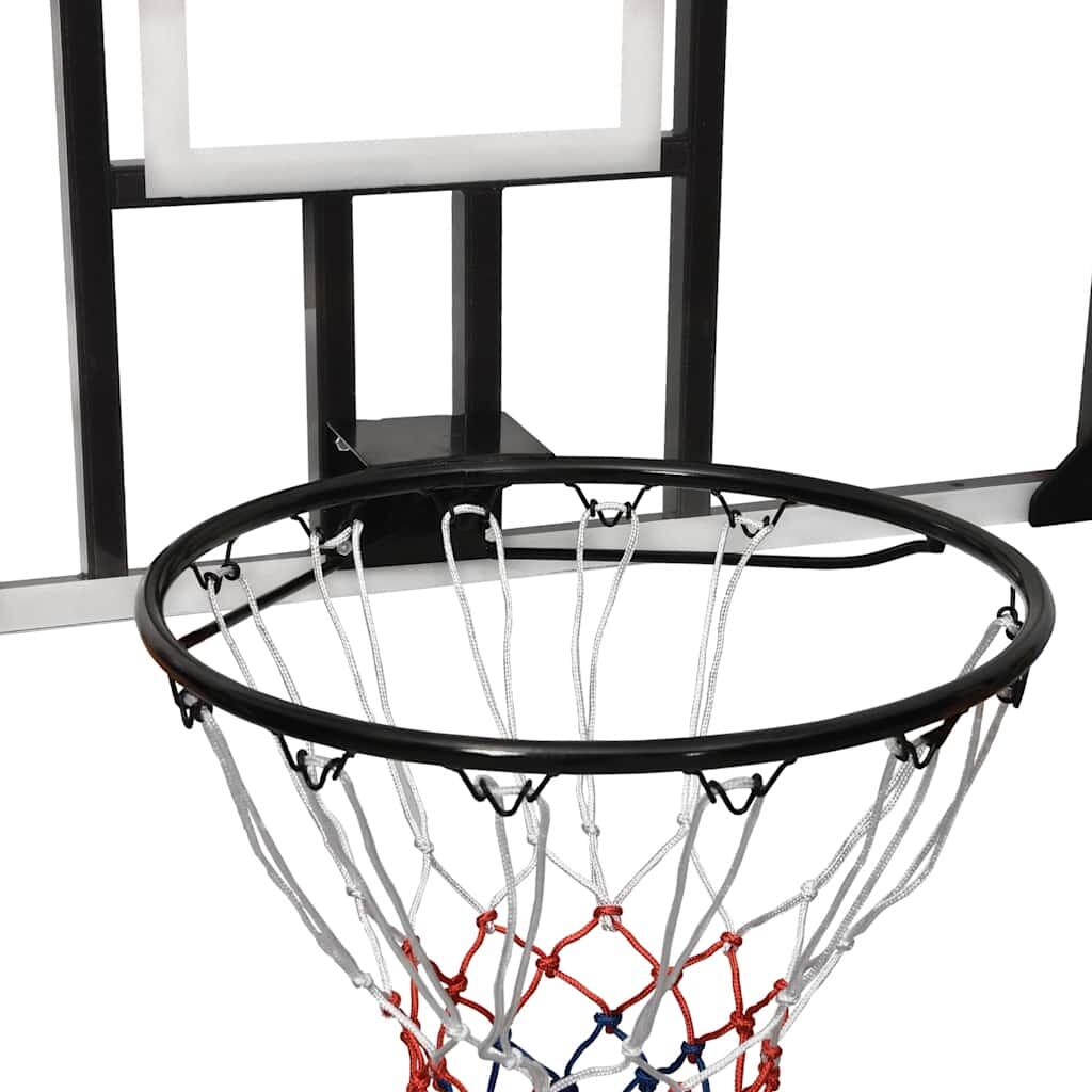 VidaXL Basketbalbord wand 106x69 cm polycarbonaat 6/6