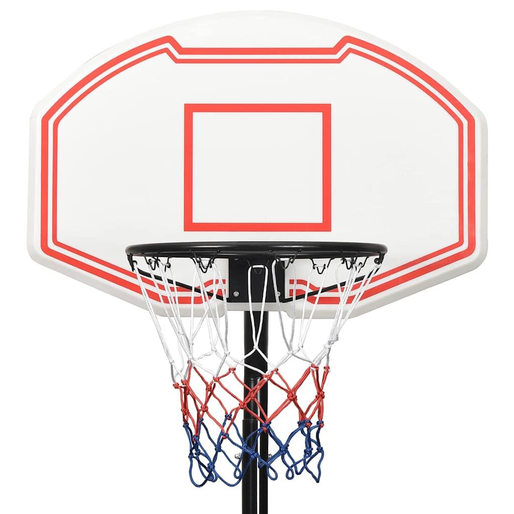 Canasta de baloncesto polietileno blanco 237-307 cm 5/6