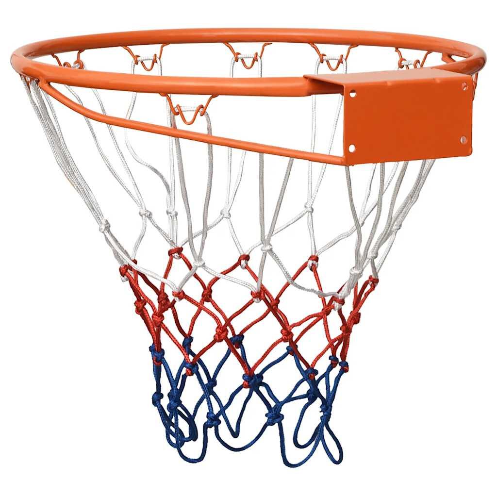 VidaXL Aro de Basket 39 cm Aço Laranja 4/7